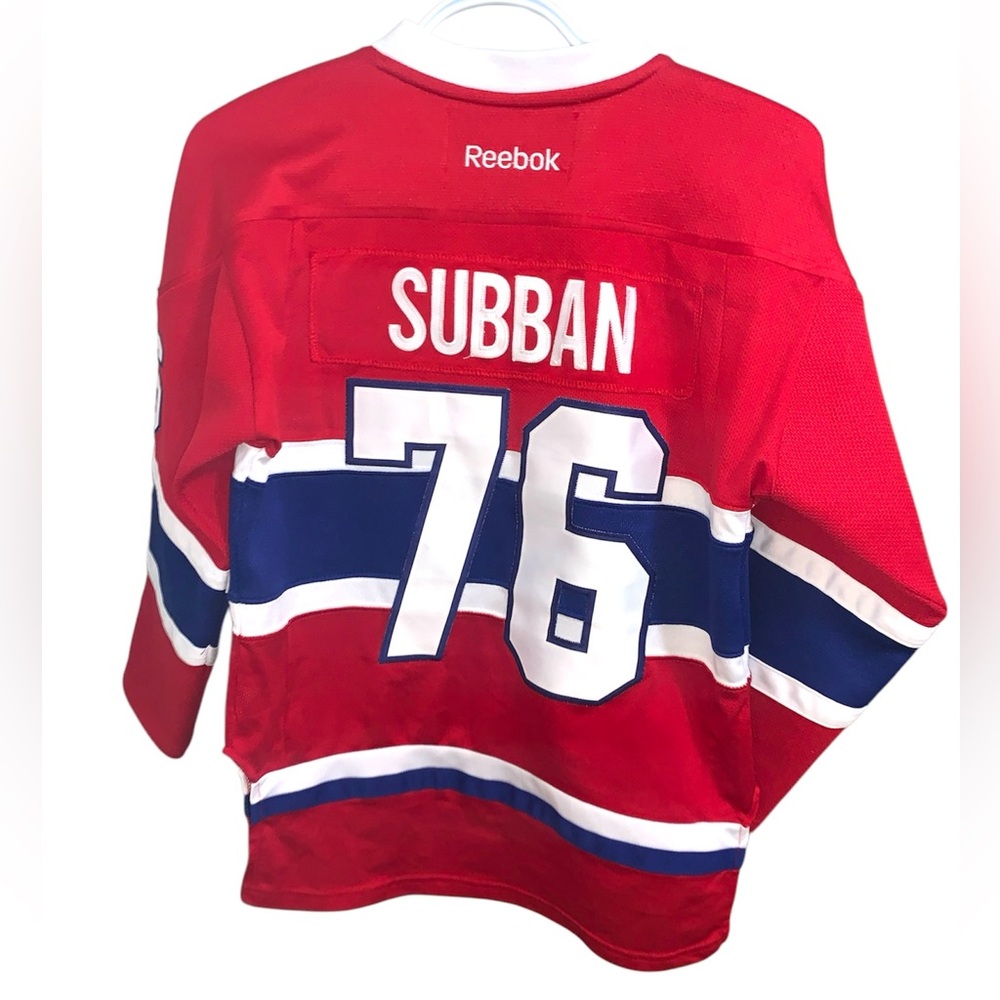 Reebok NHL Montreal Canadians PK Subban #76 Jersey Size Youth Small Medium